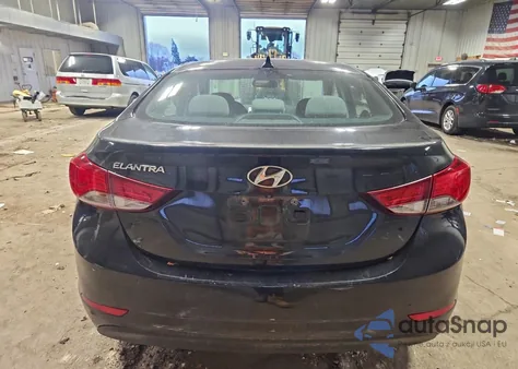 2015 Hyundai Elantra Se from USA, damaged, VIN 5NPDH4AEXFH603383